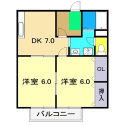 住吉通駅 徒歩5分 2階の物件間取画像